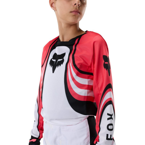 Tenue cross enfant Fox 2027 180 Draft - Blanc