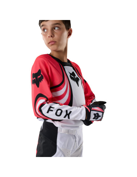 Tenue cross enfant Fox 2027 180 Draft - Blanc
