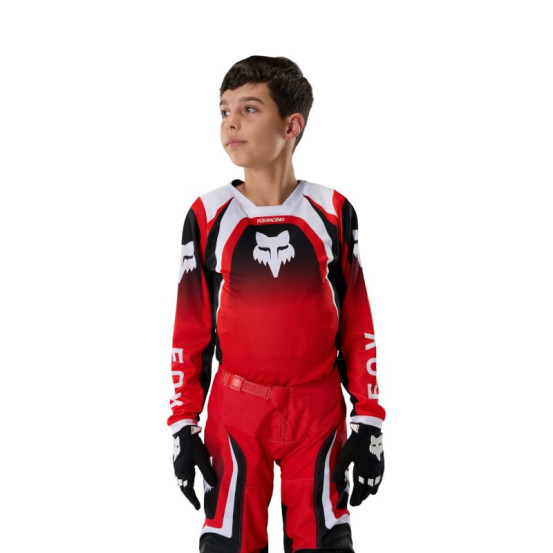 Tenue cross enfant Fox 2027 180 Frame - Rouge