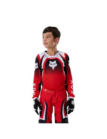 Tenue cross enfant Fox 2027 180 Frame - Rouge