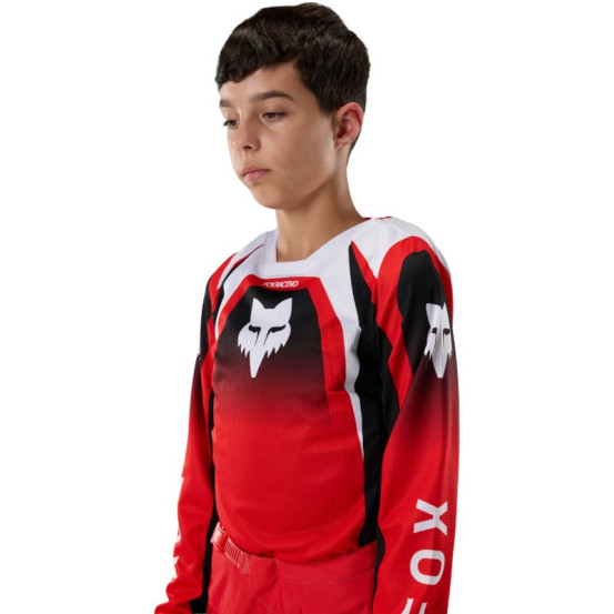 Tenue cross enfant Fox 2027 180 Frame - Rouge
