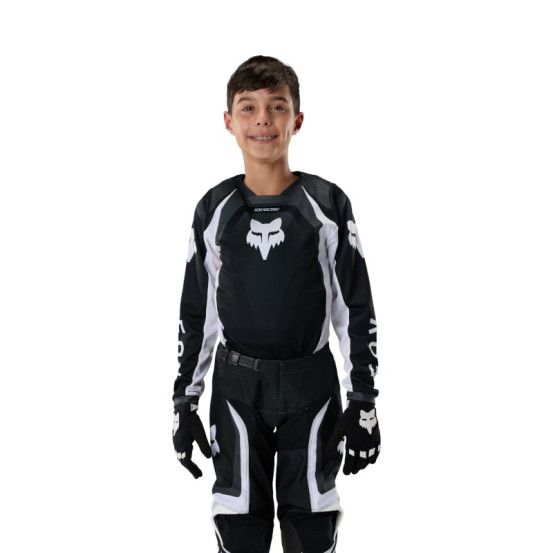 Tenue cross enfant Fox 2027 180 Frame - Noir