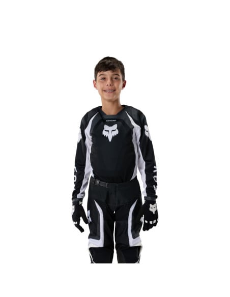 Tenue cross enfant Fox 2027 180 Frame - Noir