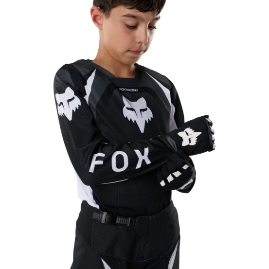 Tenue cross enfant Fox 2027 180 Frame - Noir