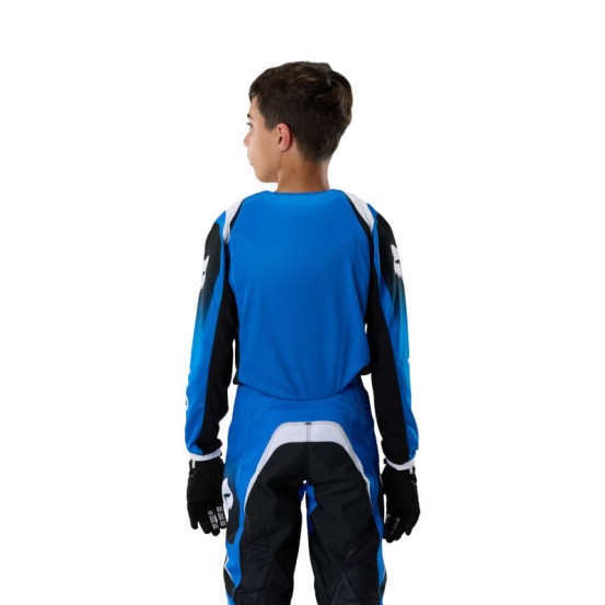 Tenue cross enfant Fox 2027 180 Frame - Bleu