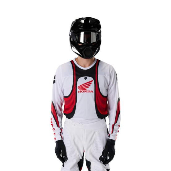 Tenue cross Fox 2027 180 Honda - Blanc Rouge