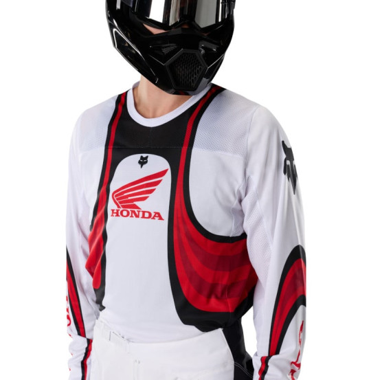 Tenue cross Fox 2027 180 Honda - Blanc Rouge