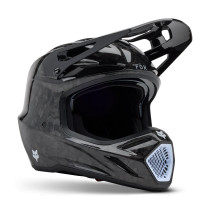 Casque cross Fox 2027 V3 RS Carbon Solid - Noir 2