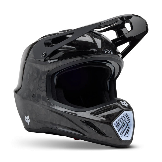 Casque cross Fox 2027 V3 RS Carbon Solid - Noir