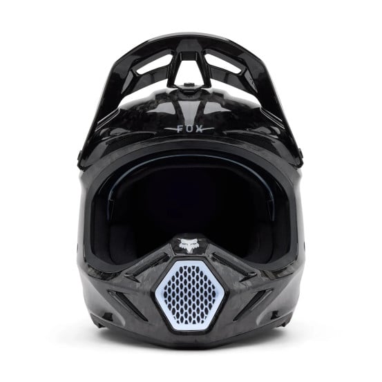 Casque cross Fox 2027 V3 RS Carbon Solid - Noir