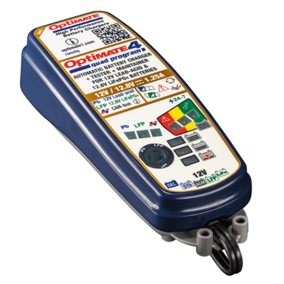 Chargeur batterie OPTIMATE 4 QUAD PROGRAM PREMIUM EDITION