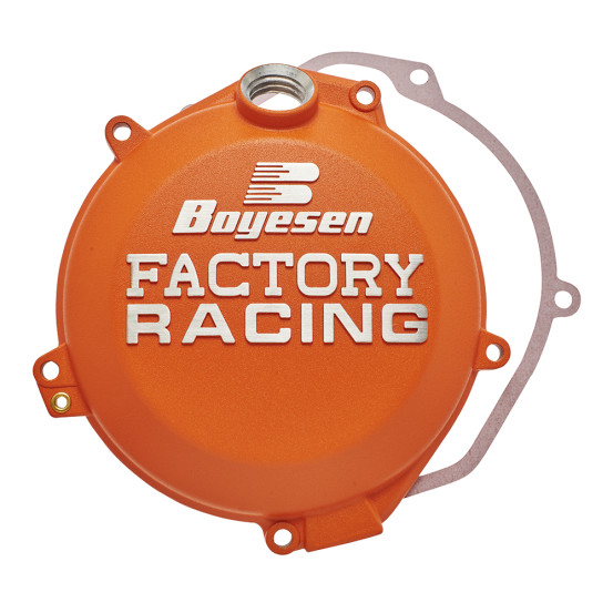 Couvercle de carter d'embrayage BOYESEN Factory Racing - orange - KTM 85 SX / HUSQVARNA 85 TC 2018-2024