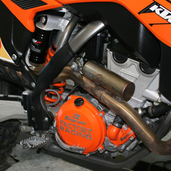 Couvercle de carter d'embrayage BOYESEN Factory Racing - orange - KTM 85 SX / HUSQVARNA 85 TC 2018-2024