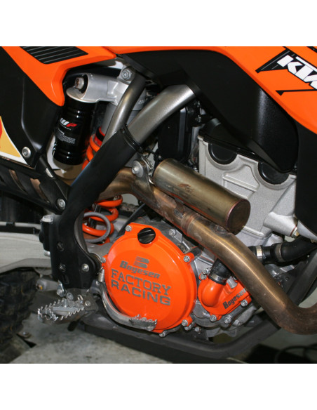 Couvercle de carter d'embrayage BOYESEN Factory Racing - orange - HUSQVARNA / KTM