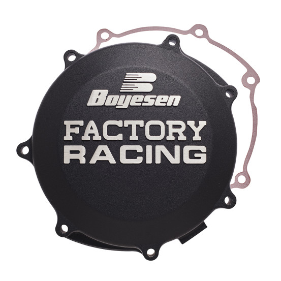 Couvercle de carter d'embrayage BOYESEN Factory Racing - noir - HONDA 125 CR 2000-2007