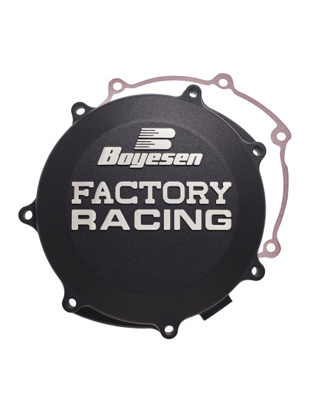 Couvercle de carter d'embrayage BOYESEN Factory Racing - noir - HONDA 125 CR 2000-2007