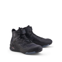 Baskets moto Alpinestars CR-X Gore-Tex - Noir Gris foncé