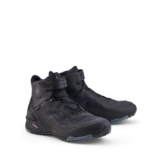 Baskets moto Alpinestars CR-X Gore-Tex - Noir Gris foncé