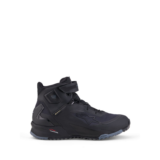 Baskets moto Alpinestars CR-X Gore-Tex - Noir Gris foncé