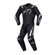 Combinaison cuir moto Alpinestars Missile V3 1 pièce - Noir Blanc