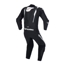 Combinaison cuir moto Alpinestars Missile V3 1 pièce - Noir Blanc 2