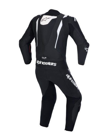 Combinaison cuir moto Alpinestars Missile V3 1 pièce - Noir Blanc