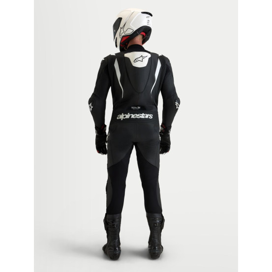 Combinaison cuir moto Alpinestars Missile V3 1 pièce - Noir Blanc