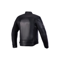 Blouson moto cuir Alpinestars Revern - Noir 2