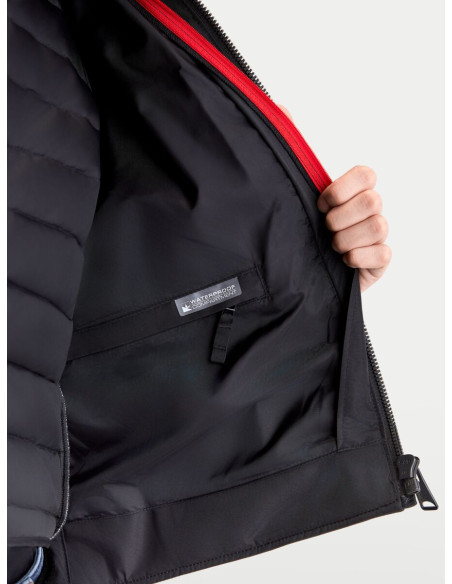 Blouson moto cuir Alpinestars Revern - Noir Gris métal