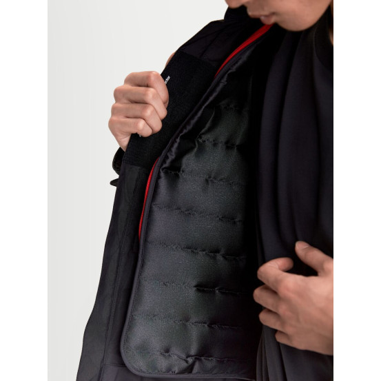 Blouson moto cuir Alpinestars Revern - Noir Gris métal