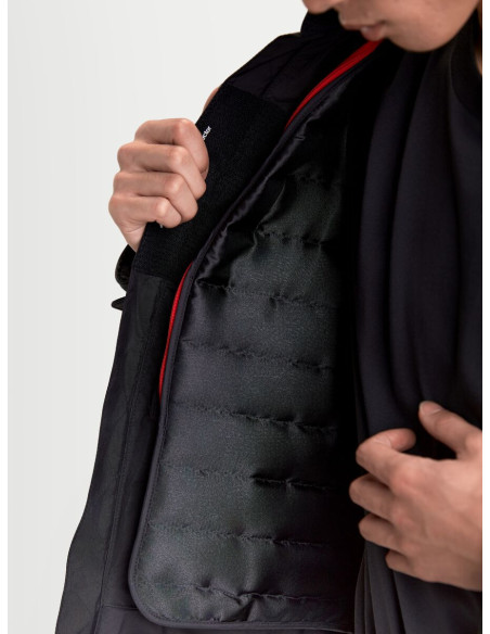 Blouson moto cuir Alpinestars Revern - Noir Gris métal