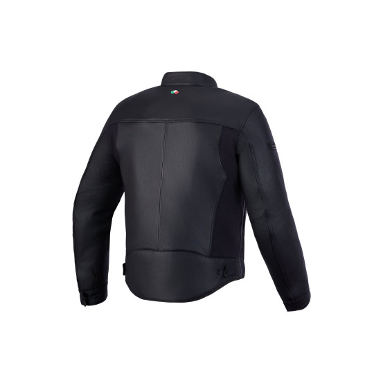 Blouson moto cuir Alpinestars Maver-X - Noir