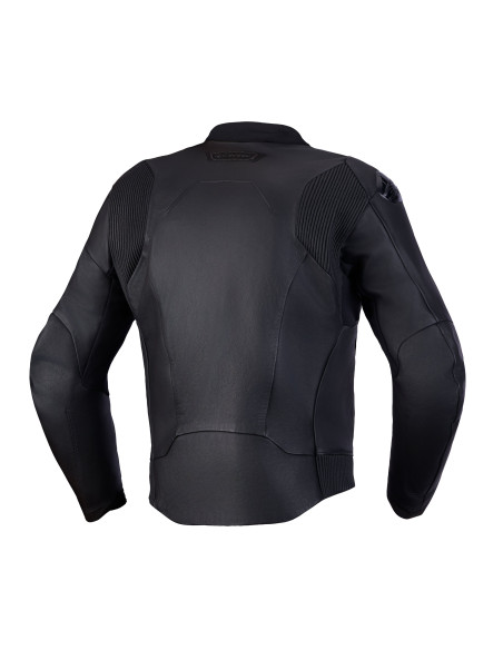 Blouson moto cuir Alpinestars Caliber V2 - Noir