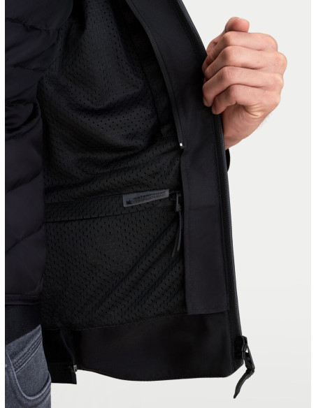 Blouson moto cuir Alpinestars Caliber V2 - Noir