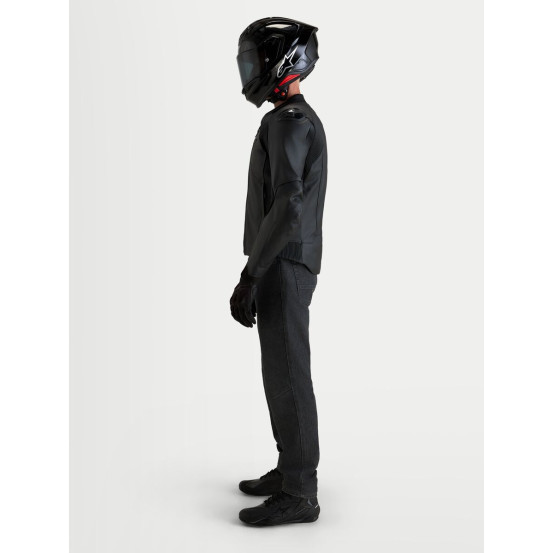 Blouson moto cuir Alpinestars Caliber V2 - Noir