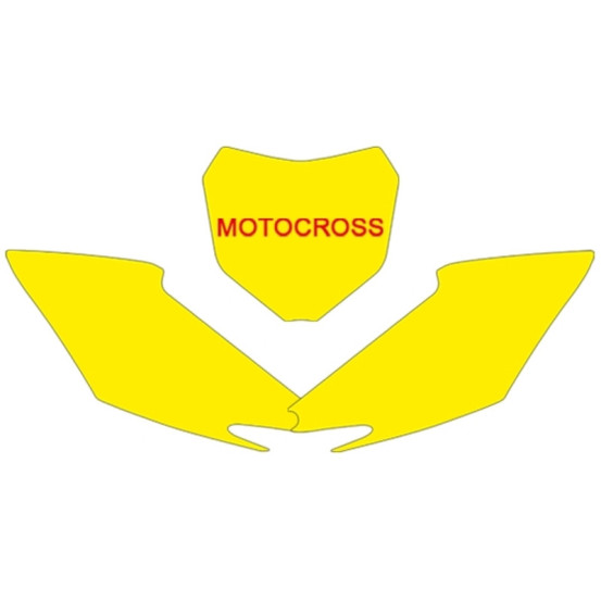 Fonds de plaques BLACKBIRD prédécoupés cross 250 CRF 2014/450 CRF 2013-2014