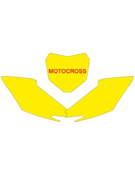 Fonds de plaques BLACKBIRD prédécoupés cross 250 CRF 2014/450 CRF 2013-2014