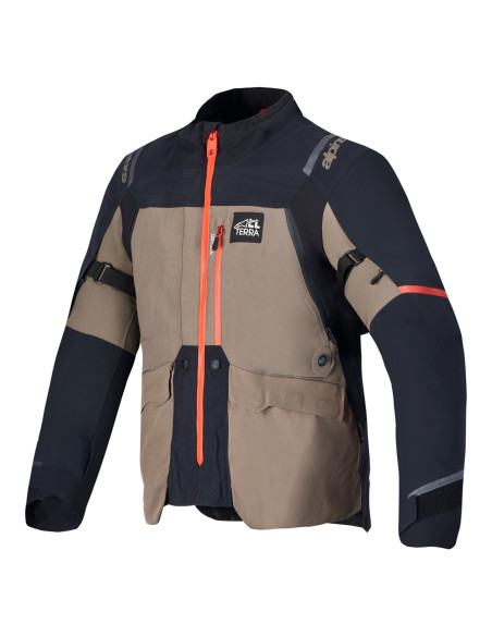 Veste moto Alpinestars ST-7 V2 2L Gore-Tex - Marron Noir