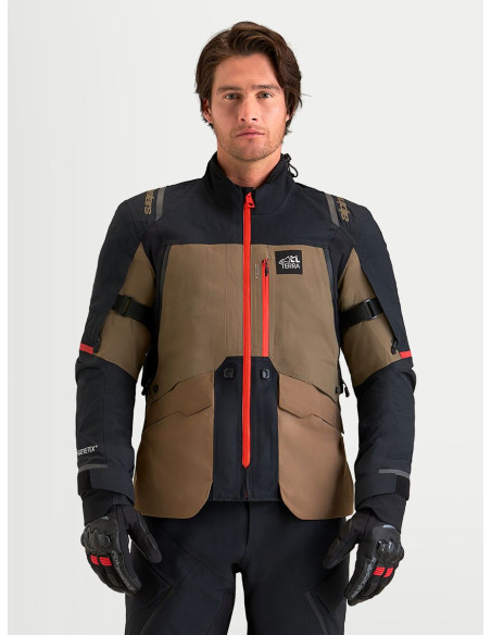 Veste moto Alpinestars ST-7 V2 2L Gore-Tex - Marron Noir