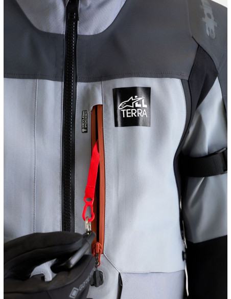 Veste moto Alpinestars ST-7 V2 2L Gore-Tex - Gris Noir