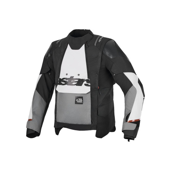 Veste Adventure Alpinestars Halo V2 Drystar - Gris foncé Gris clair Noir