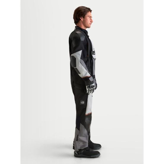 Veste Adventure Alpinestars Halo V2 Drystar - Gris foncé Gris clair Noir