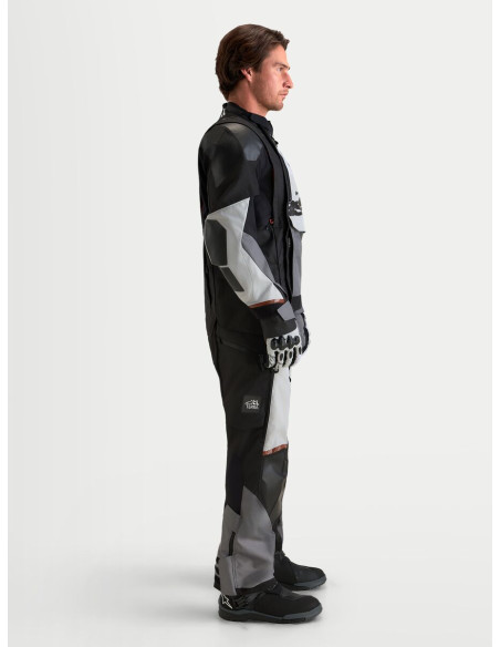Veste Adventure Alpinestars Halo V2 Drystar - Gris foncé Gris clair Noir