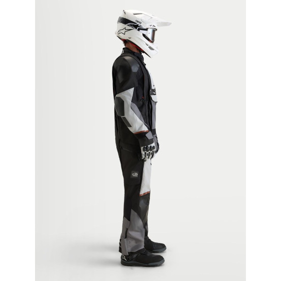 Veste Adventure Alpinestars Halo V2 Drystar - Gris foncé Gris clair Noir