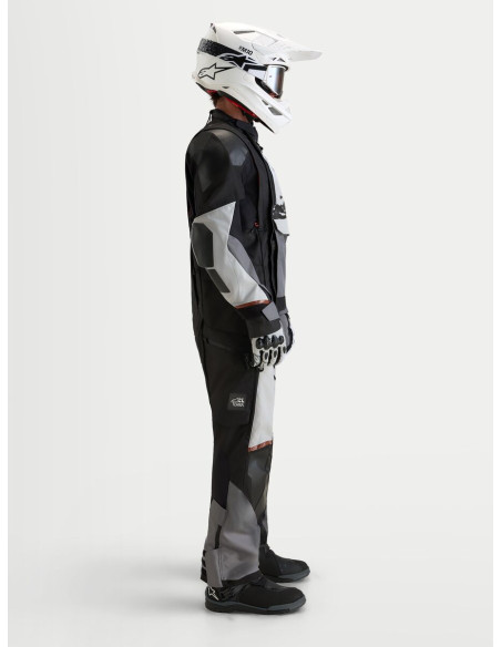 Veste Adventure Alpinestars Halo V2 Drystar - Gris foncé Gris clair Noir