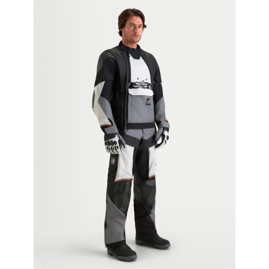 Veste Adventure Alpinestars Halo V2 Drystar - Gris foncé Gris clair Noir