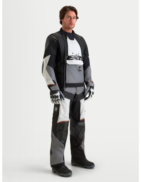 Veste Adventure Alpinestars Halo V2 Drystar - Gris foncé Gris clair Noir
