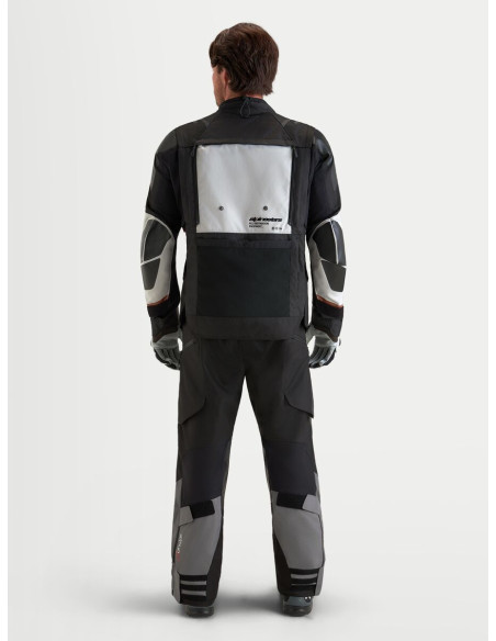 Veste Adventure Alpinestars Halo V2 Drystar - Gris foncé Gris clair Noir
