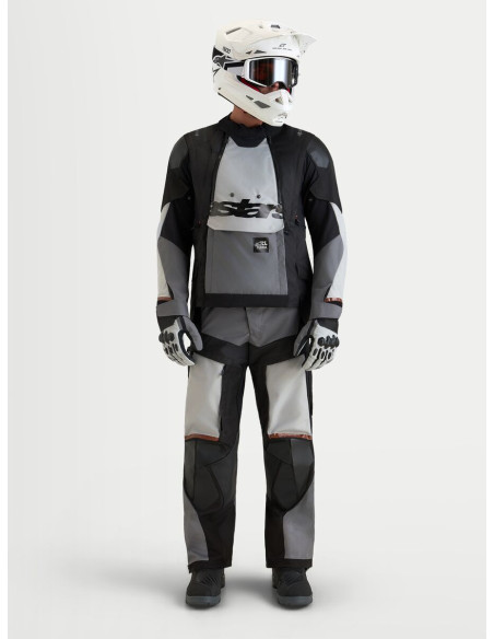 Veste Adventure Alpinestars Halo V2 Drystar - Gris foncé Gris clair Noir