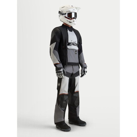 Veste Adventure Alpinestars Halo V2 Drystar - Gris foncé Gris clair Noir